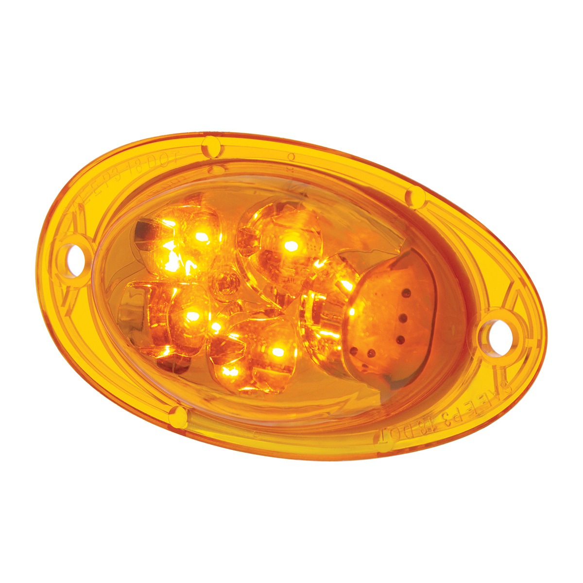 5 LED Turn Signal Light For 2008-2017 Freightliner Cascadia - Slope Lens - Thumbnail 3