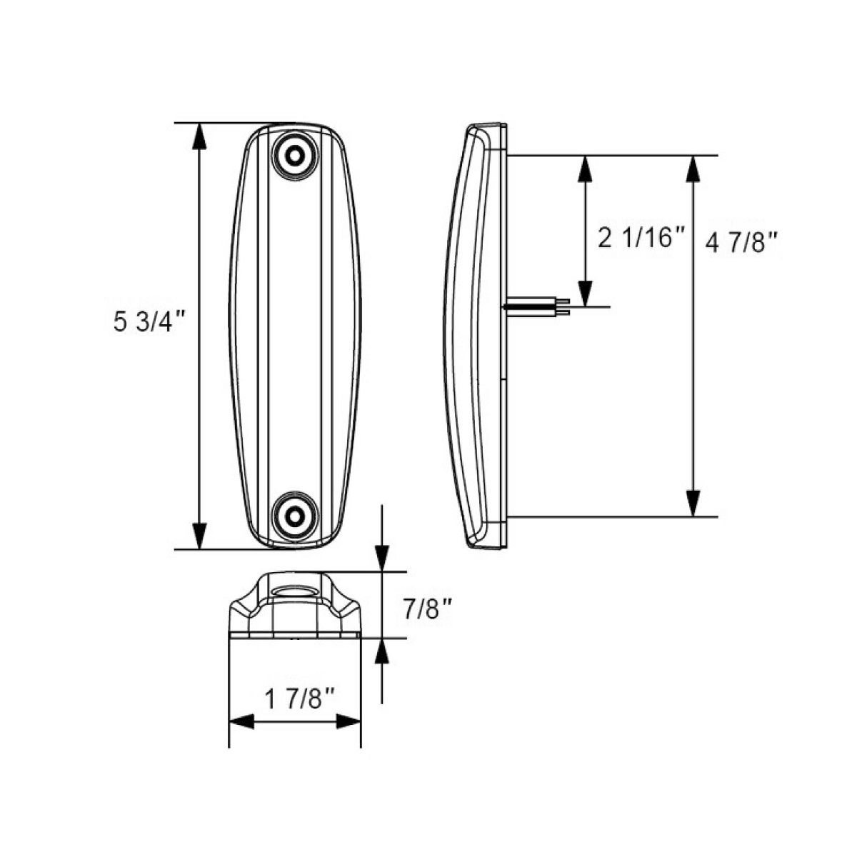 2 LED Cab Light For 2018-2025 Freightliner Cascadia - Amber LED/Amber Lens - Thumbnail 8