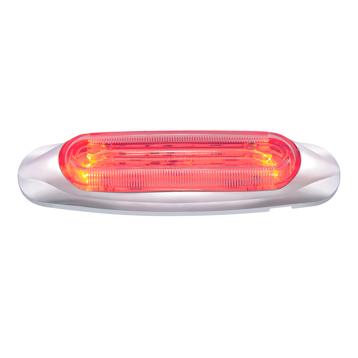 4 LED LIGHTTRACK Light (Clearance/Marker) - Red LED/Clear Lens - Thumbnail 3