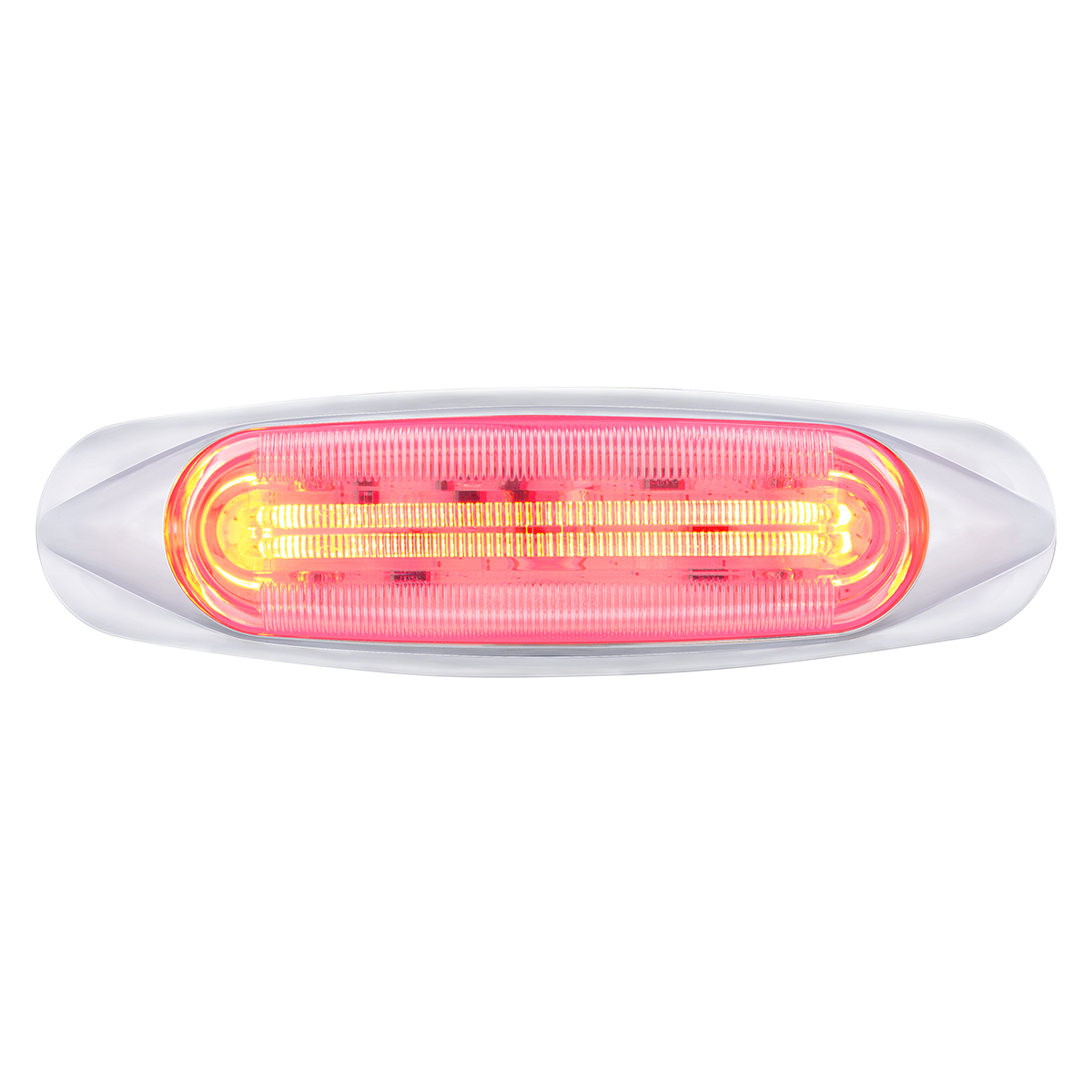 4 LED LIGHTTRACK Light (Clearance/Marker) - Red LED/Clear Lens - Thumbnail 7