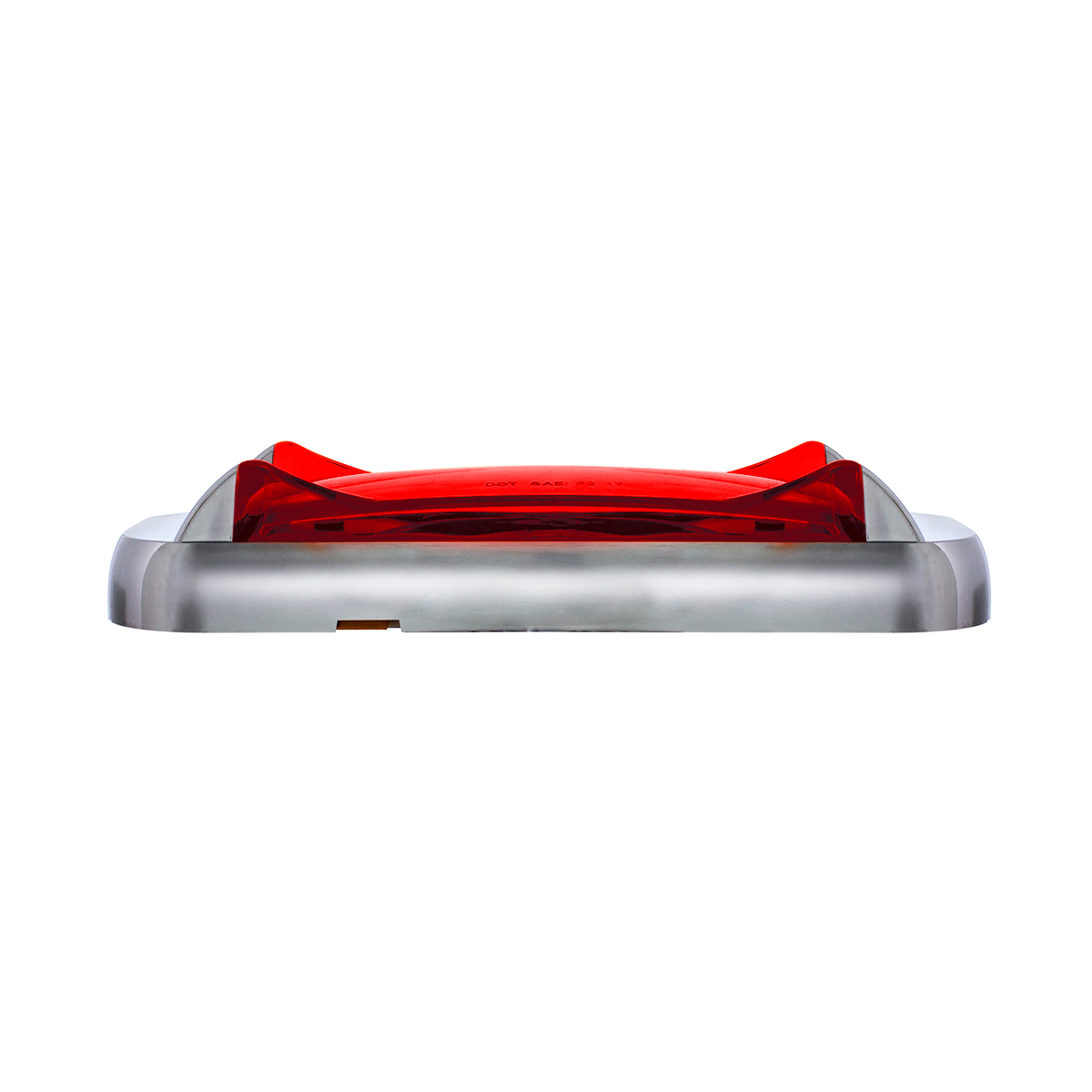 4 LED Saber Rectangular Marker Light With Red Lens - Thumbnail 7