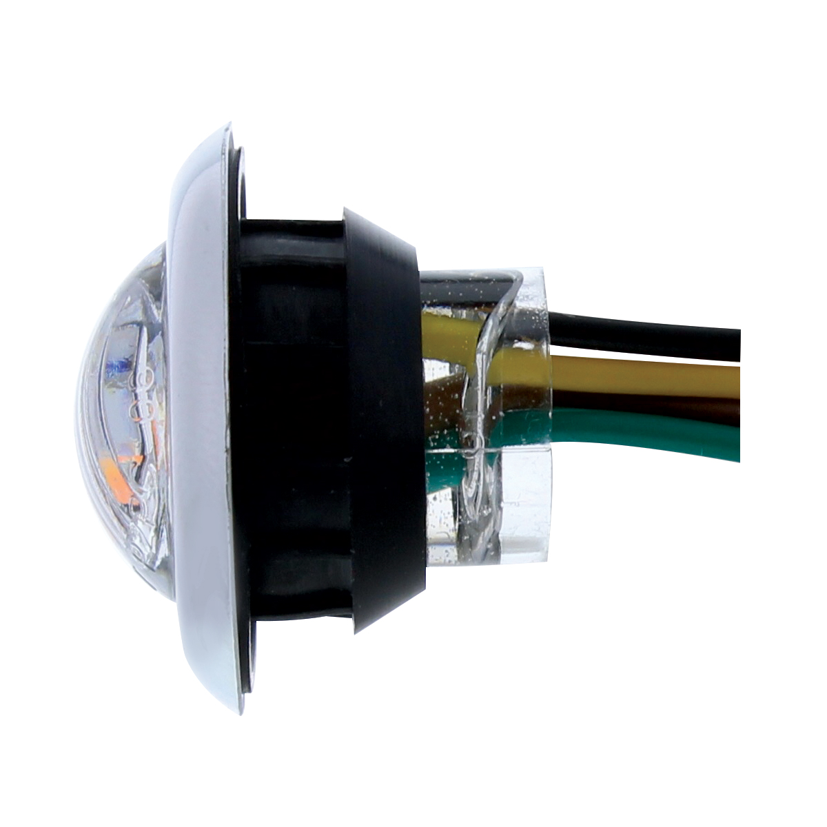 3 LED 3/4" Mini Double Fury Light (Clearance/Marker) - Amber LED/Blue LED - Thumbnail 6