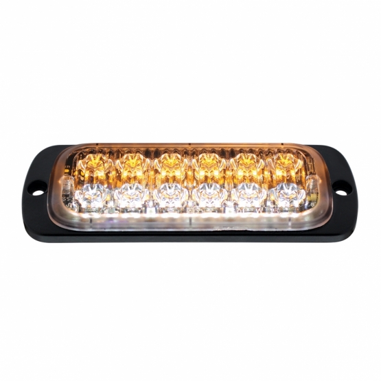 12 High Power LED Super Thin Warning Light - Amber LED & White LED (Bulk) - Thumbnail 6