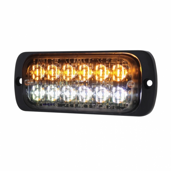 12 High Power LED Super Thin Warning Light - Amber LED & White LED (Bulk) - Thumbnail 9