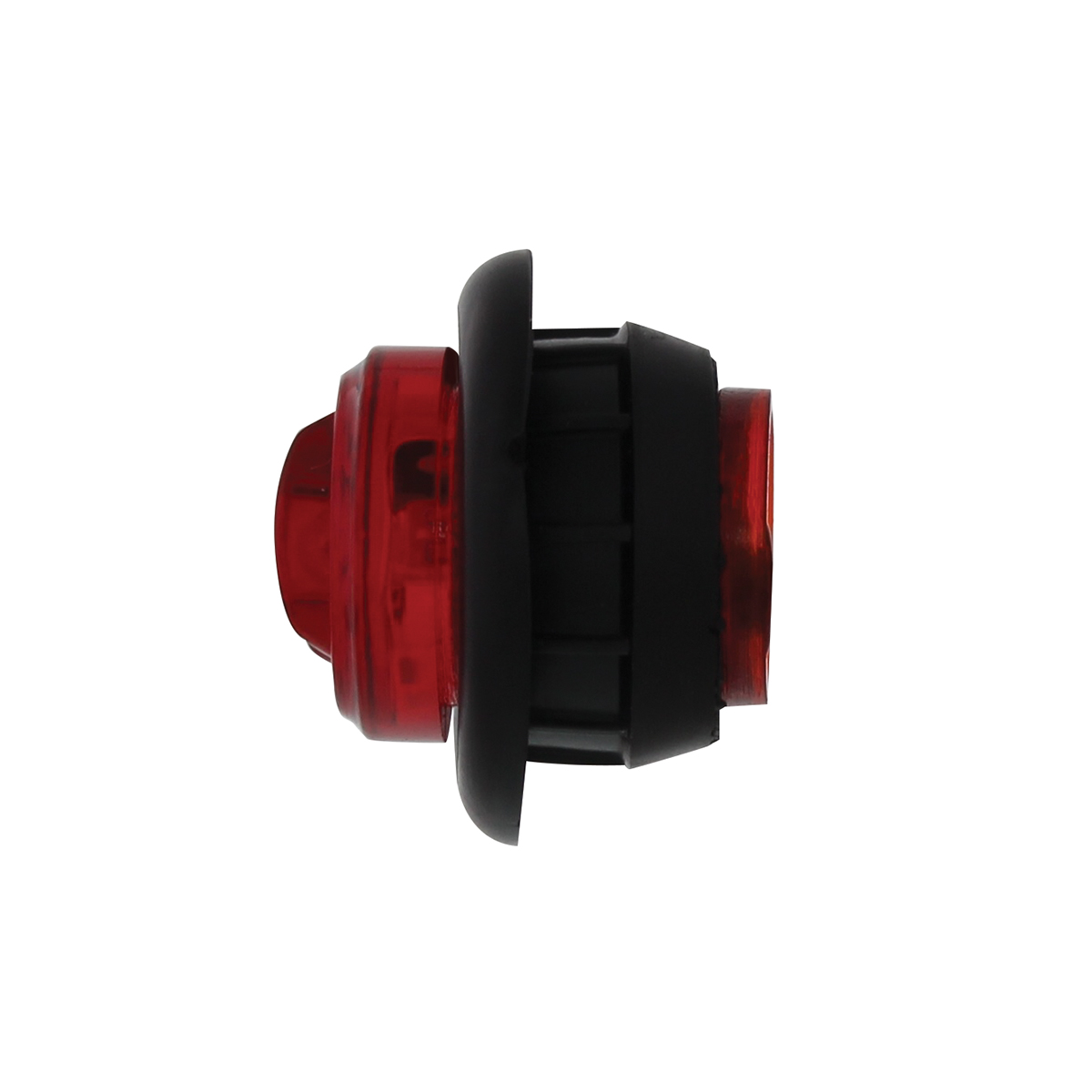 2 LED 3/4" Mini Light (Clearance/Marker) With Rubber Grommet - Red LED/Red Lens (Bulk) - Thumbnail 3