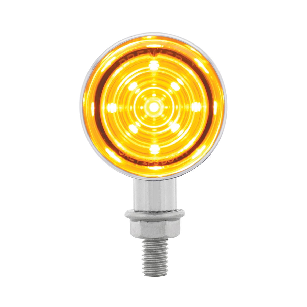 9 LED Dual Function Mini Bullet Light - Amber LED/ Amber Lens