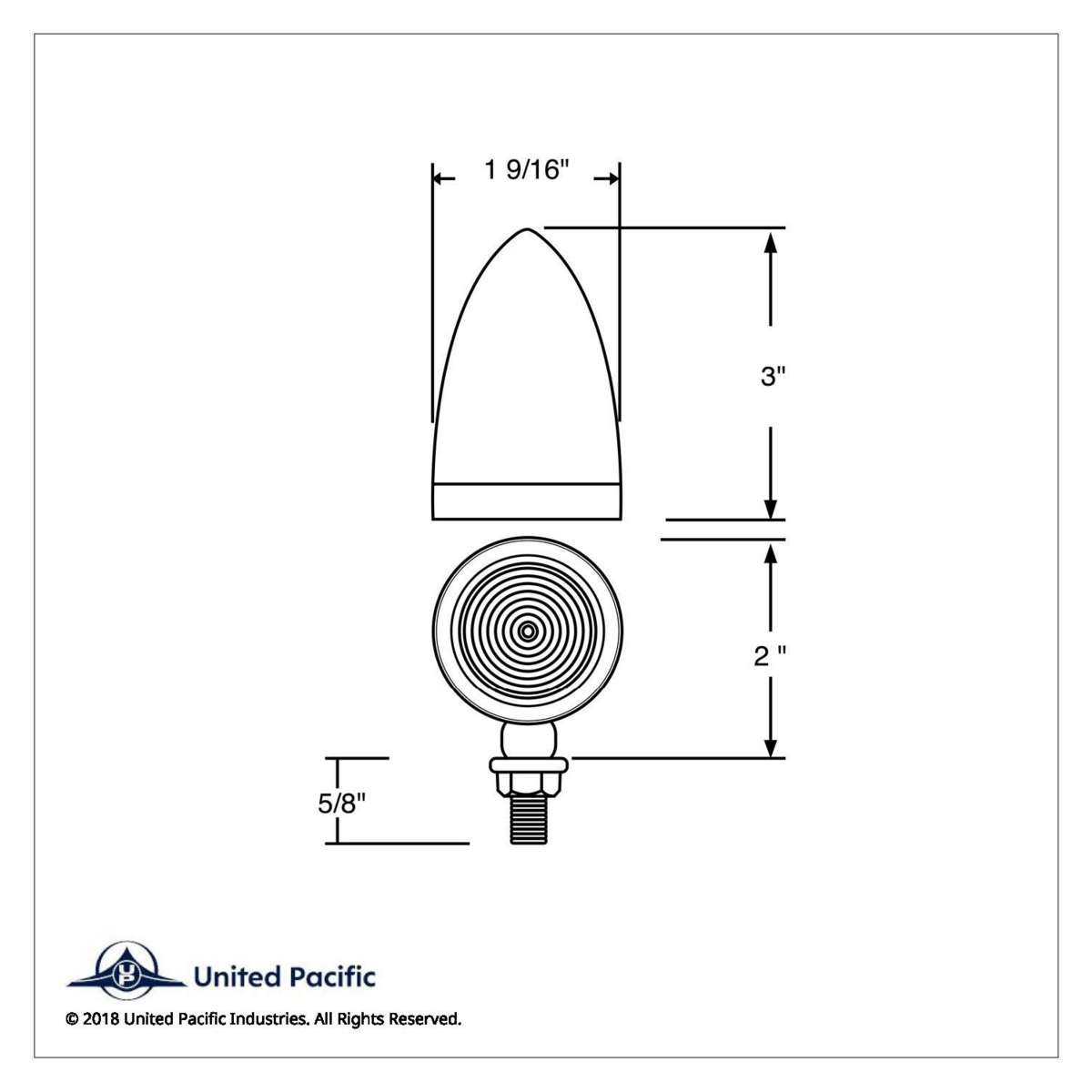 9 LED Dual Function Mini Bullet Light - Amber LED/ Amber Lens - Thumbnail 6
