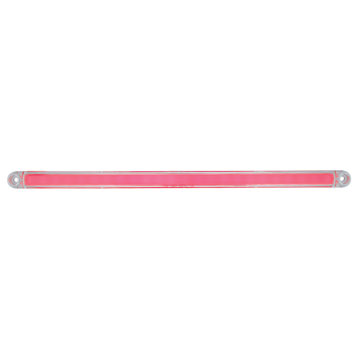 24 LED Dual Function 12" GloLight Bar (Stop, Turn & Tail) - Red LED/Clear Lens (Bulk) - Thumbnail 7