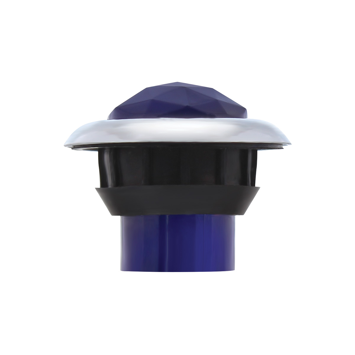 3 LED Dual Function 3/4" Mini Light (Clearance/Marker) With Crystal Lens-Blue LED/Blue Lens - Thumbnail 6