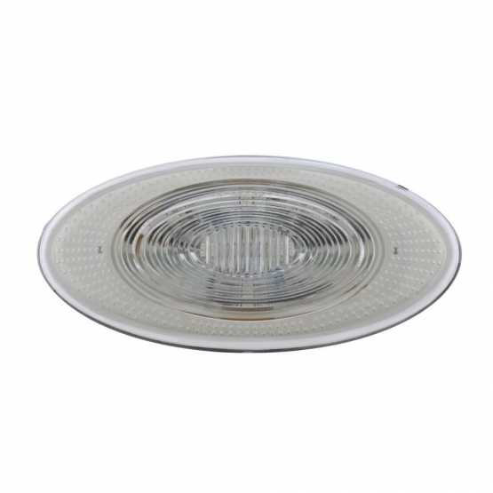 10 LED Fender Parking & Turn Signal Light For Peterbilt 386 (2006-2014) & 387 (2006-2010)-Amber LED/Clear Lens - Thumbnail 2