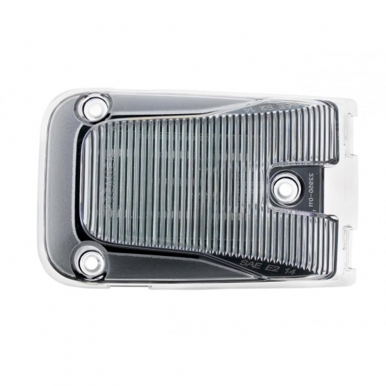 6 LED Door Side Indicator Light For 1998-2024 Volvo VNL - Amber LED/Clear Lens - Thumbnail 6