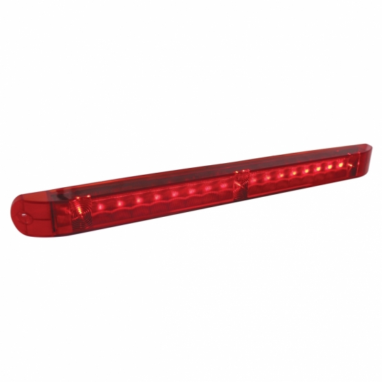 19 LED 17" Light Bar (Stop, Turn & Tail) -Red LED & Lens - Thumbnail 5