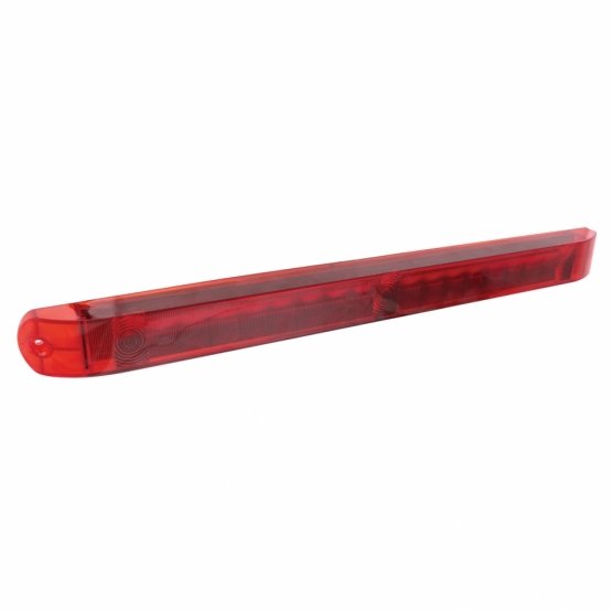 19 LED 17" Light Bar (Stop, Turn & Tail) -Red LED & Lens - Thumbnail 6