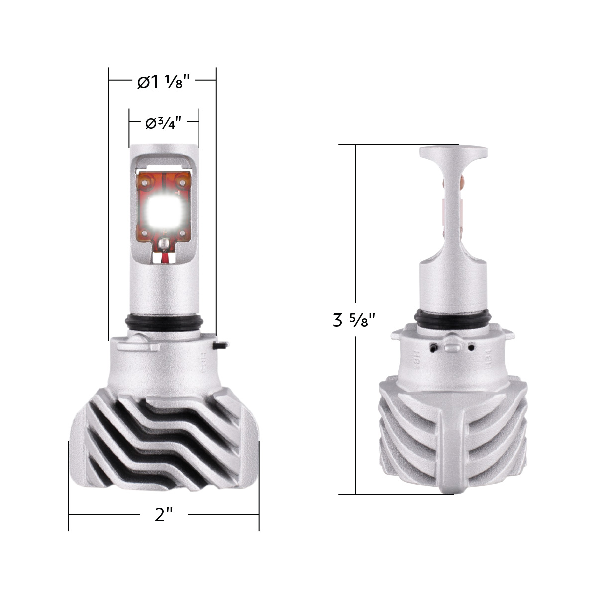High Power LED 9005/HB3 Headlamp Bulb - Thumbnail 11