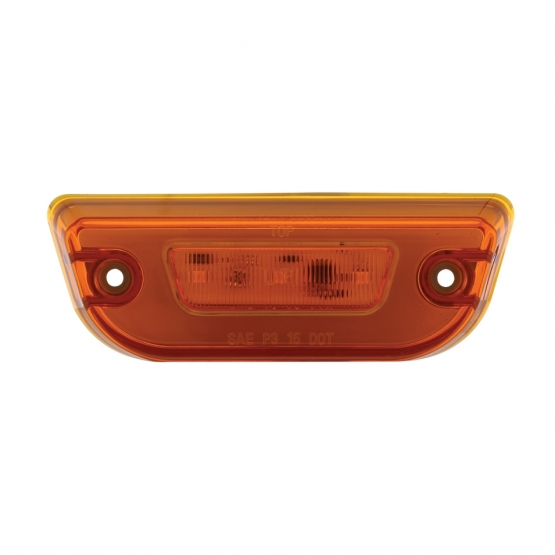 11 LED GloLight Cab Light For Peterbilt 579 & Kenworth T680/T770/T880 - Amber LED/Amber Lens - Thumbnail 2