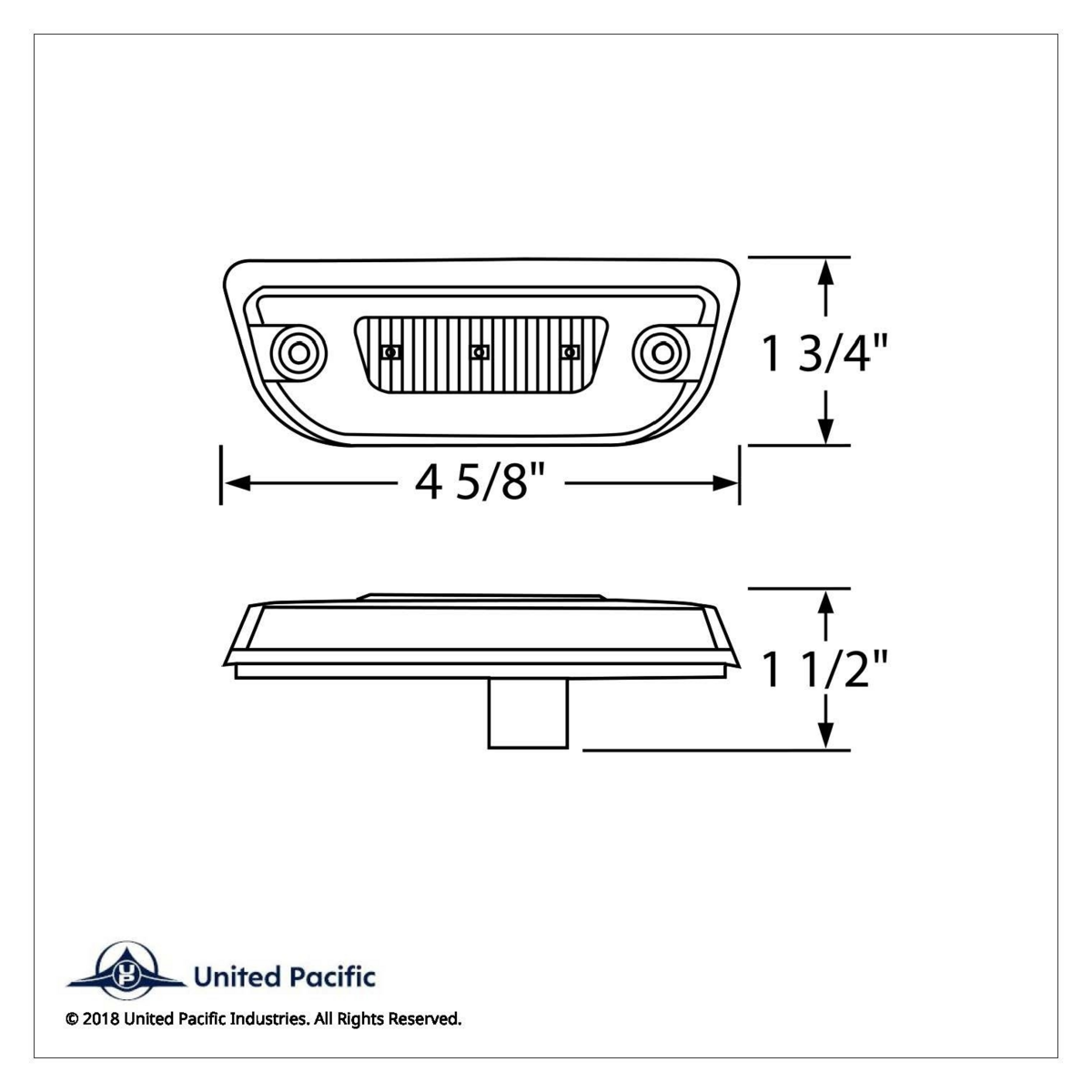 11 LED GloLight Cab Light For Peterbilt 579 & Kenworth T680/T770/T880 - Amber LED/Amber Lens - Thumbnail 7