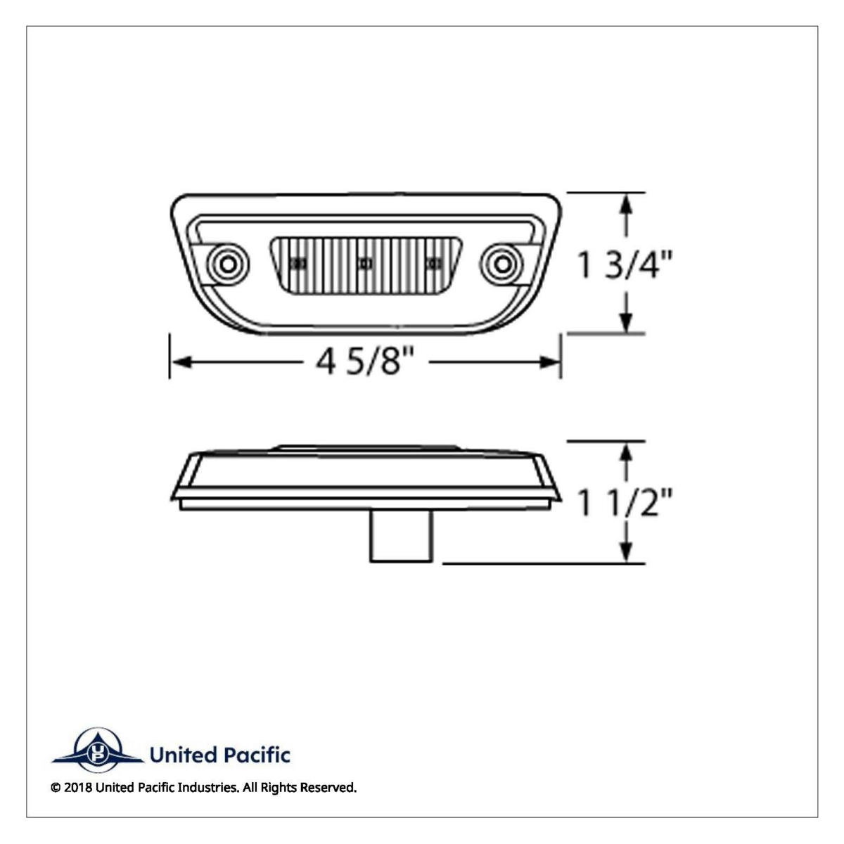 11 LED GloLight Cab Light For Peterbilt 579 & Kenworth T680/T770/T880 - Amber LED/Clear Lens - Thumbnail 7