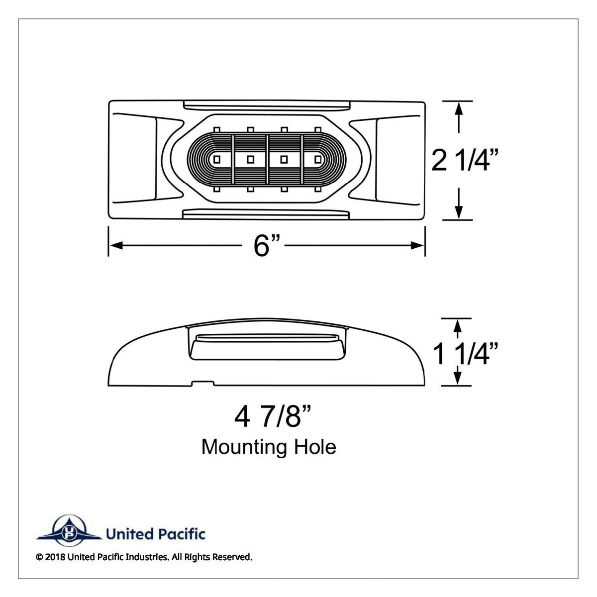 16 LED Reflector Light (Clearance/Marker) With Chrome Bezel - Amber LED/Amber Lens - Thumbnail 7