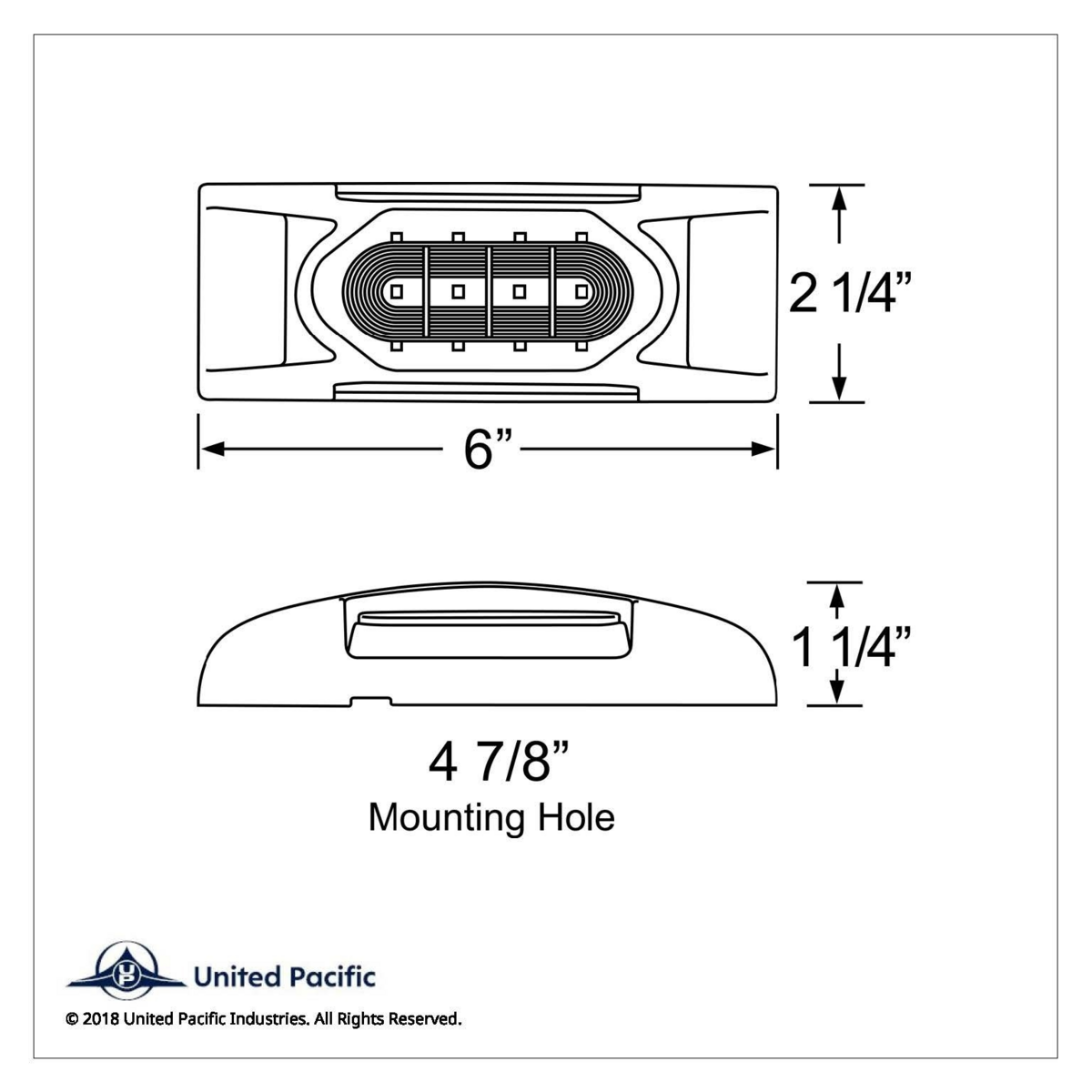 16 LED Reflector Light (Clearance/Marker) With Chrome Bezel - Amber LED/Amber Lens - Thumbnail 8