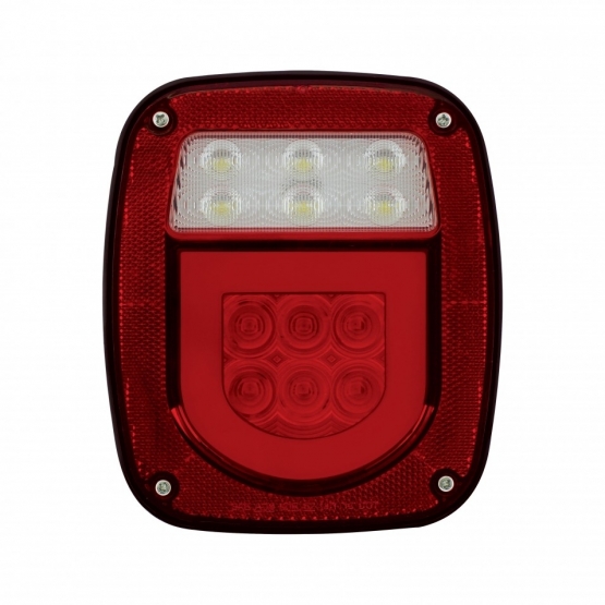 LED GloLight Universal Combination Tail Light With License Light (Card) - Thumbnail 4
