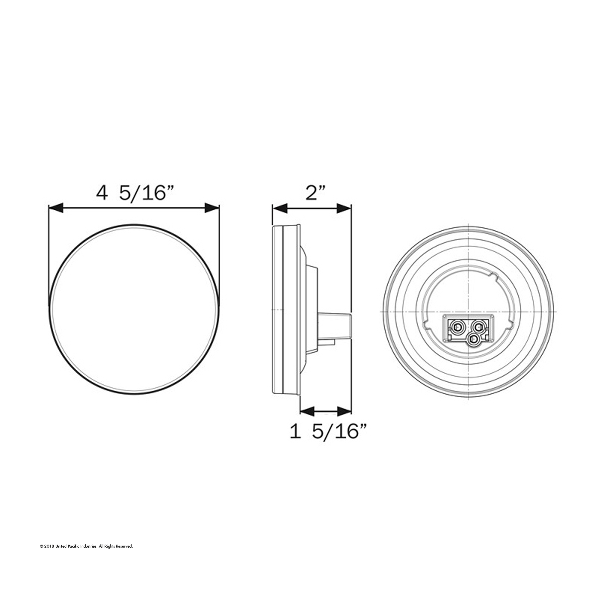 18 LED 4" Round GloLight (Stop, Turn & Tail) - Red LED/Red Lens (Bulk) - Thumbnail 7