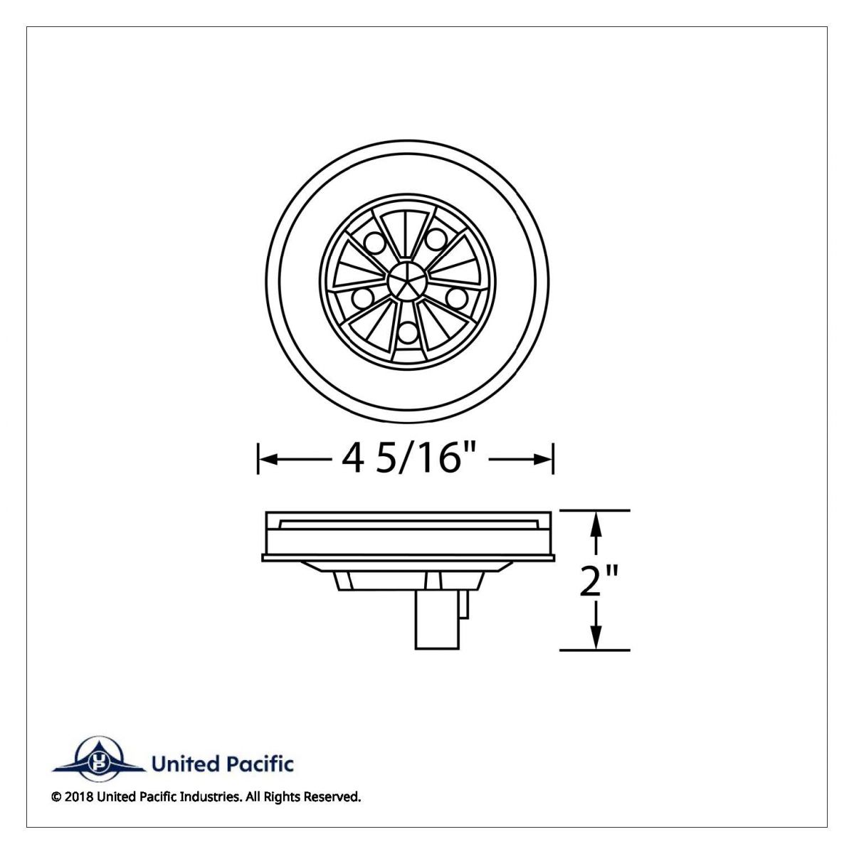 18 LED 4" Round GloLight (Turn Signal) - Amber LED/Amber Lens (Bulk) - Thumbnail 8