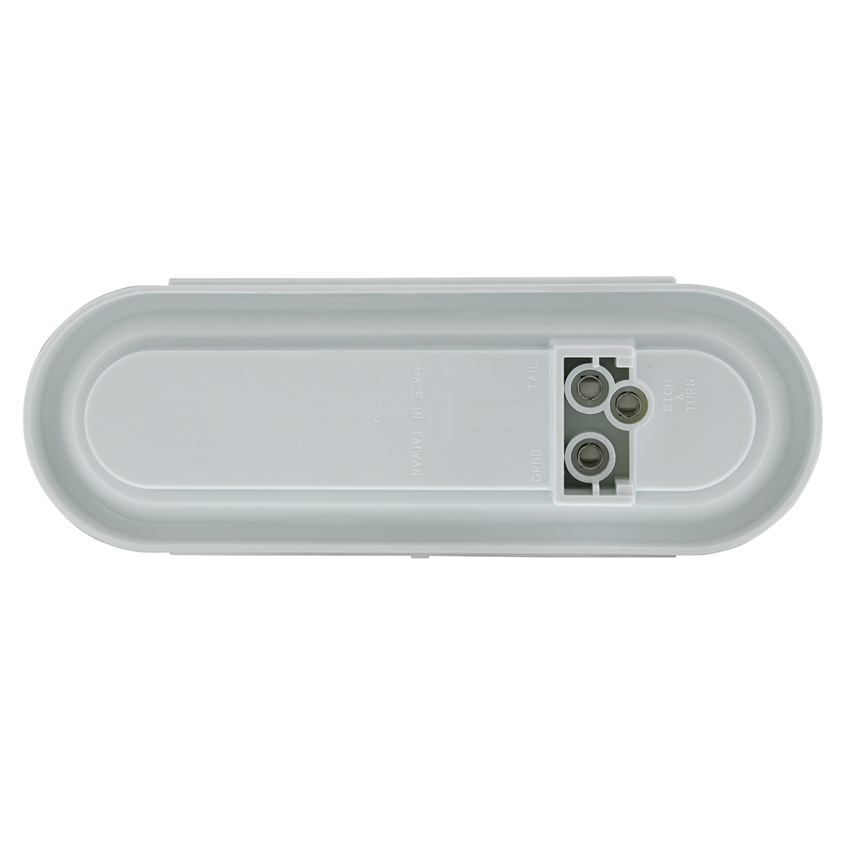 22 LED 6" Oval Clear Lens With Halo Insert GloLight Light - Amber LEDs/Amber Insert (Bulk) - Thumbnail 7