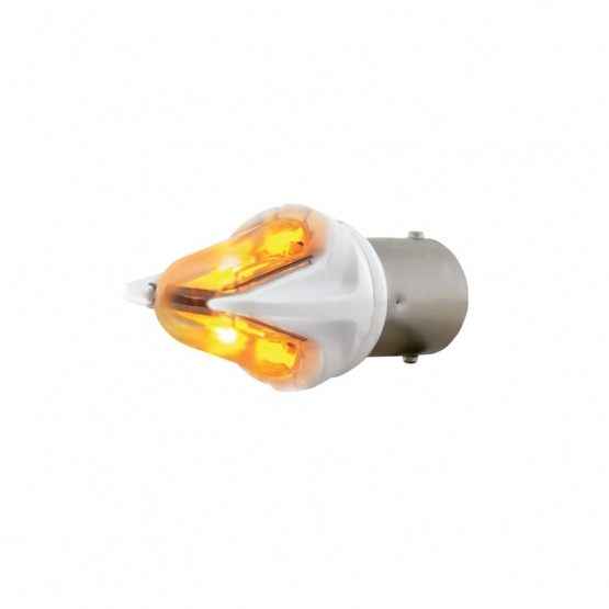 High Power Dual LED 1156 Bulb - Amber