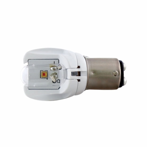 High Power Dual LED 1157 Bulb - Amber - Thumbnail 3