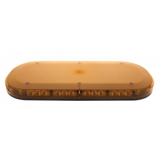 42 High Power LED Micro Warning Light Bar With Amber Lens - Magnet Mount - Thumbnail 6