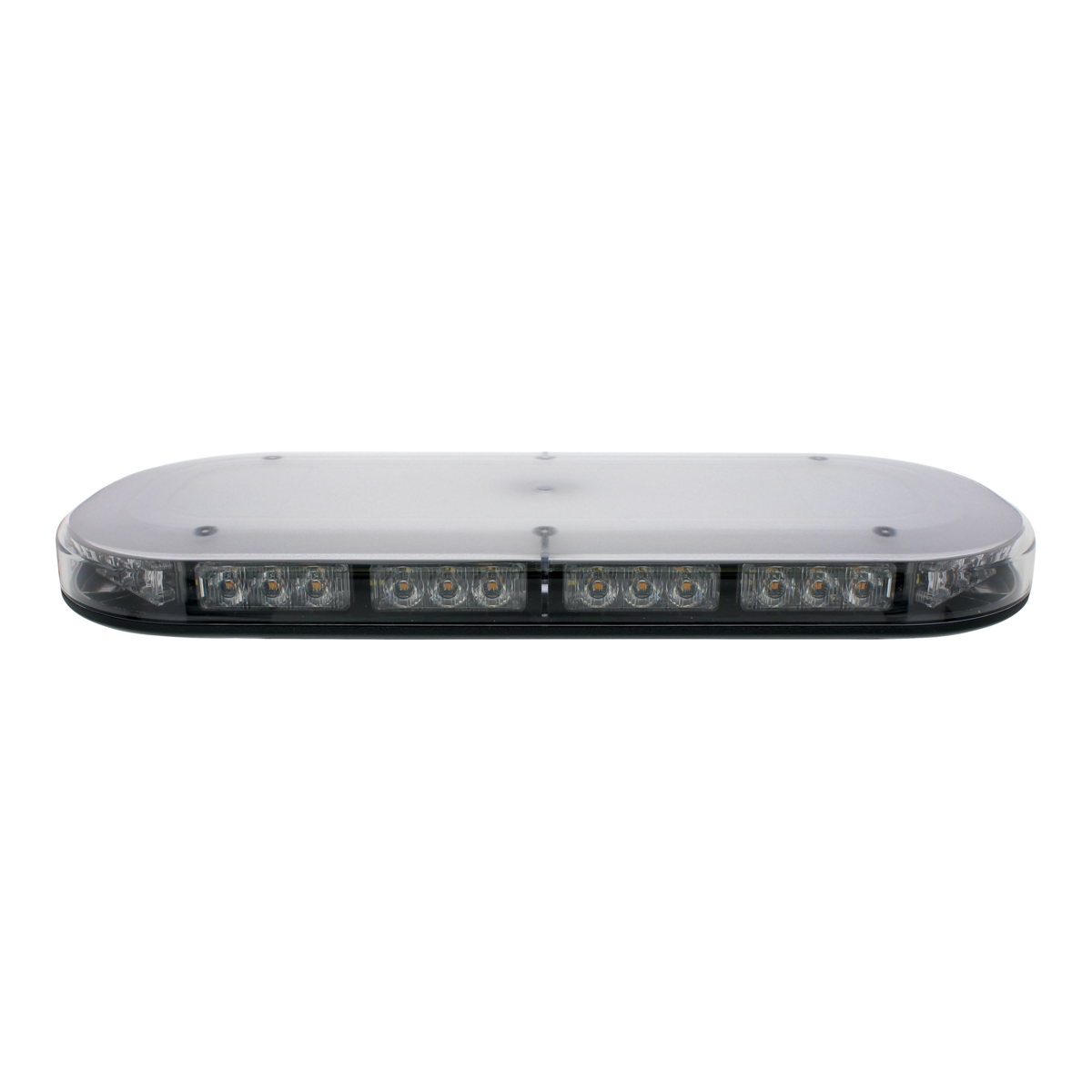 42 High Power LED Micro Warning Light Bar With Clear Lens - Magnet Mount