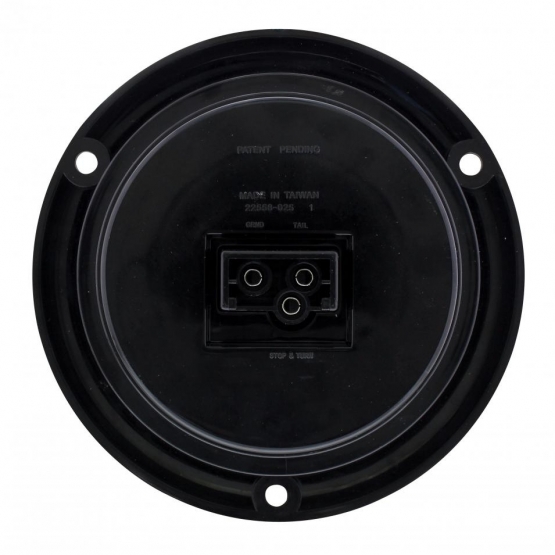 21 LED 4" Round Flange Mount GloLight (Stop, Turn & Tail) - Red LED/Red Lens - Thumbnail 6