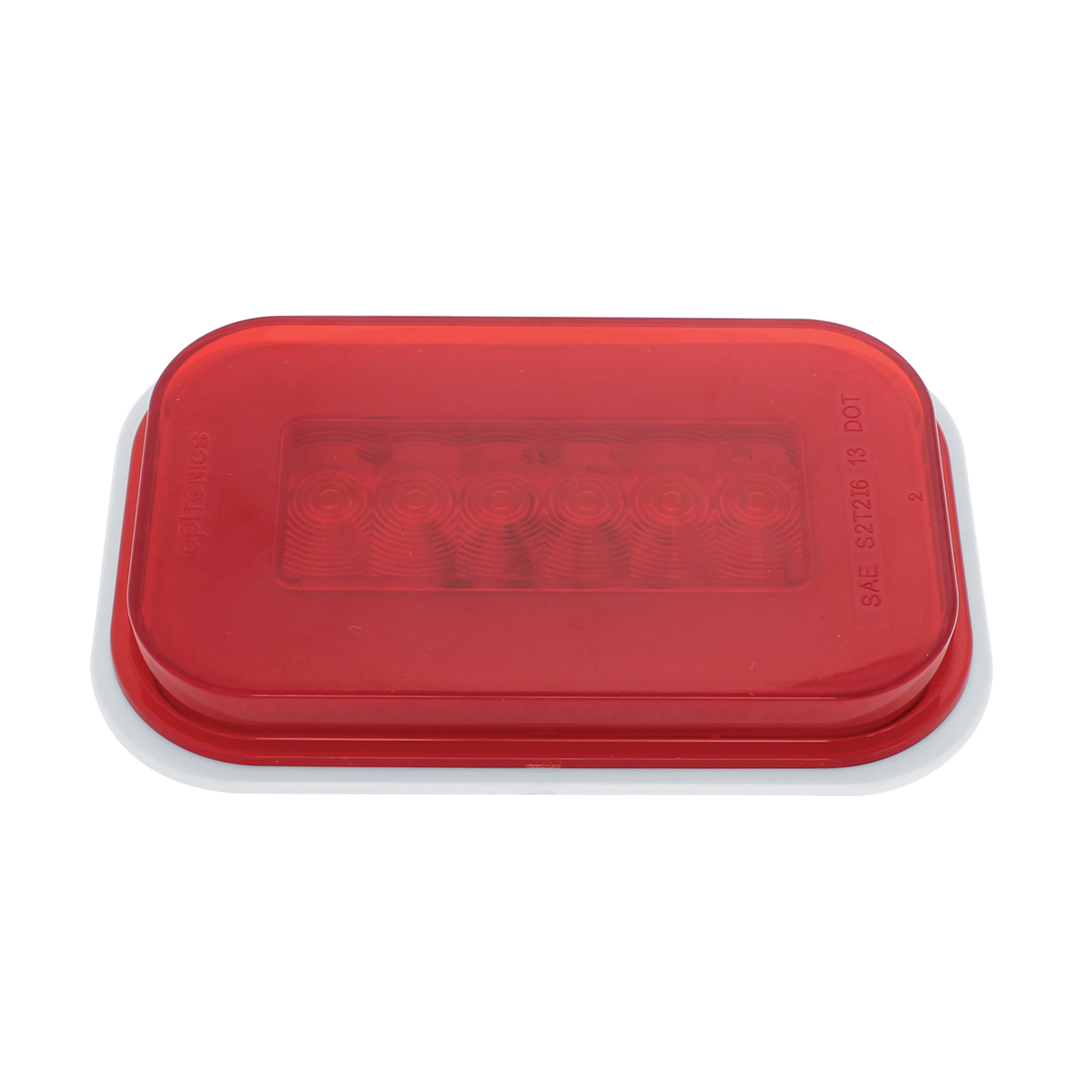 14 LED Rectangular GloLight (Stop, Turn & Tail) - Red LED/Red Lens (Bulk) - Thumbnail 3