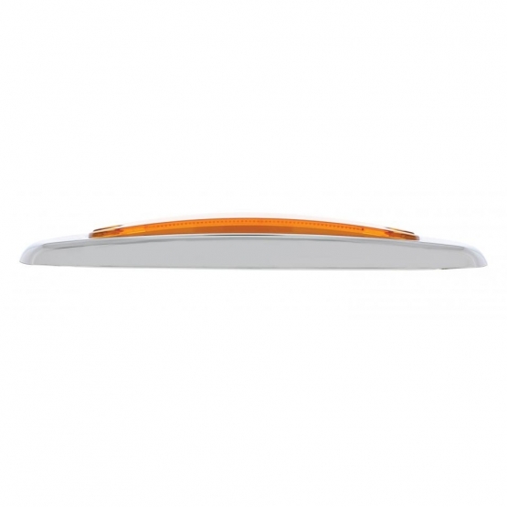 16 LED Rectangular GloLight With Bezel (Clearance/Marker) - Amber LED/Amber Lens - Thumbnail 5