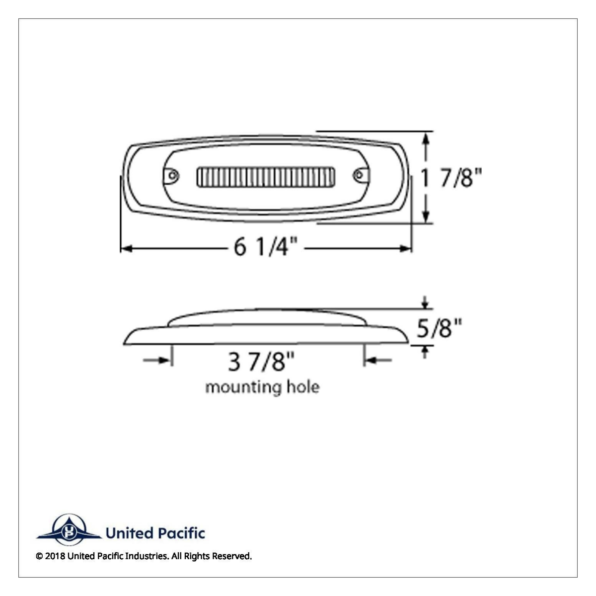 16 LED Rectangular GloLight With Bezel (Clearance/Marker) - Amber LED/Amber Lens - Thumbnail 7