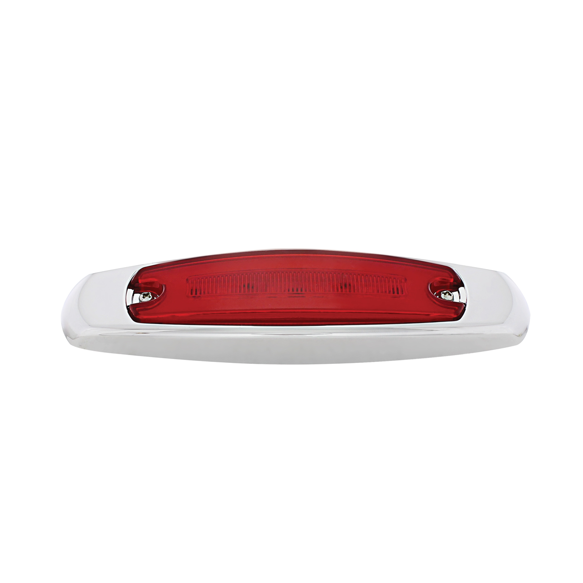 16 LED Rectangular GloLight With Bezel (Clearance/Marker) - Red LED/Red Lens (Bulk) - Thumbnail 3