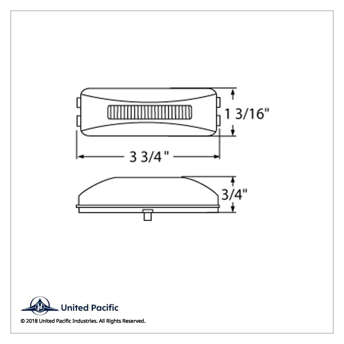 10 LED Rectangular GloLight (Clearance/Marker) - Amber LED/Amber Lens - Thumbnail 7