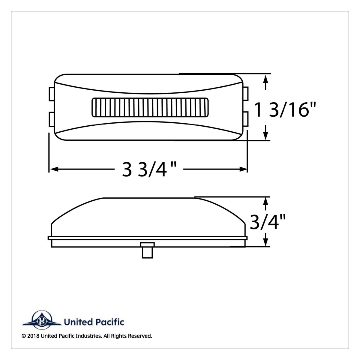 10 LED Rectangular GloLight (Clearance/Marker) - Red LED/Red Lens (Bulk) - Thumbnail 7