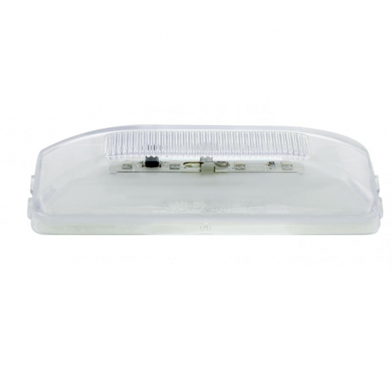 10 LED Rectangular GloLight (Clearance/Marker) - Red LED/Clear Lens - Thumbnail 3