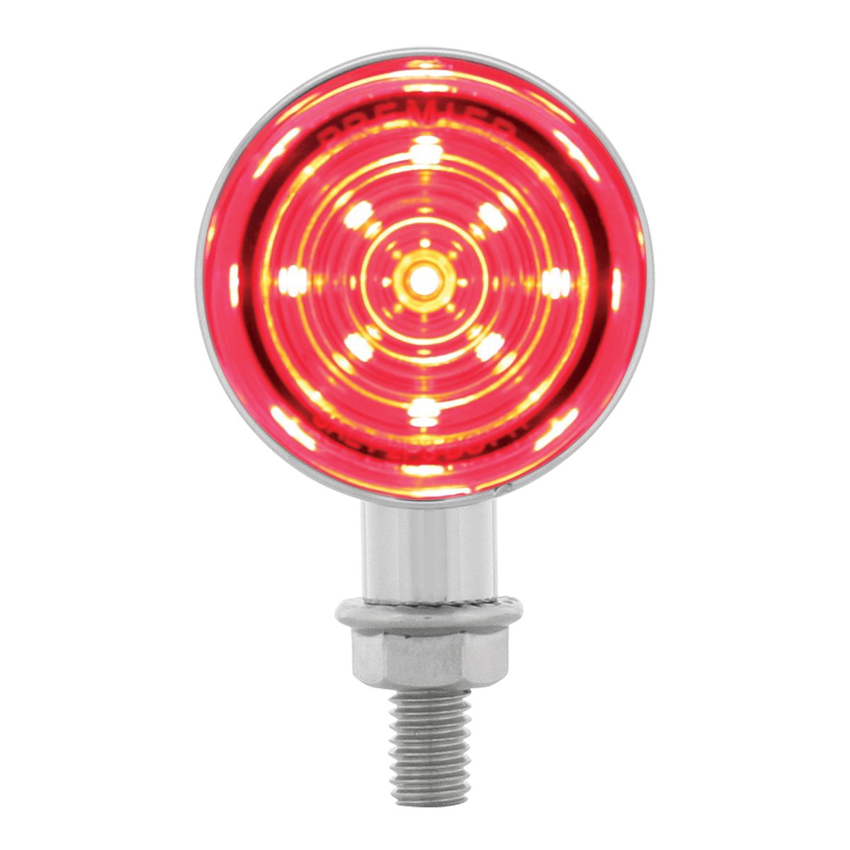 9 LED Mini Bullet Light - Red LED/Red Lens