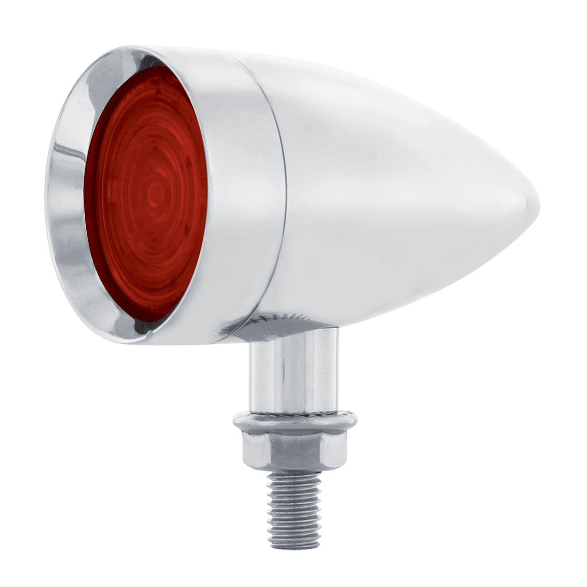 9 LED Mini Bullet Light - Red LED/Red Lens - Thumbnail 3