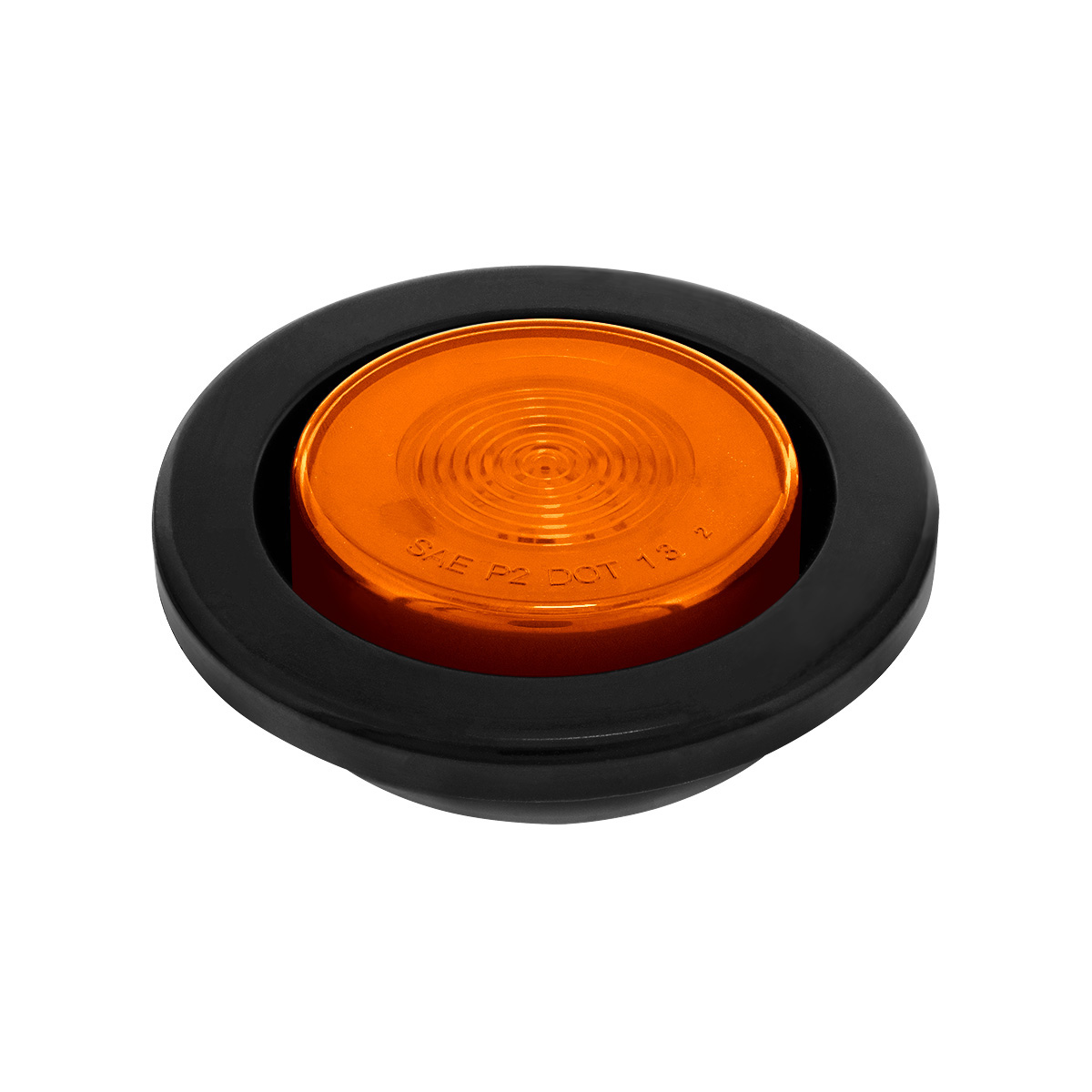 9 LED 2.5" Round GloLight Kit (Clearance/Marker) - Amber LED/Amber Lens - Thumbnail 4