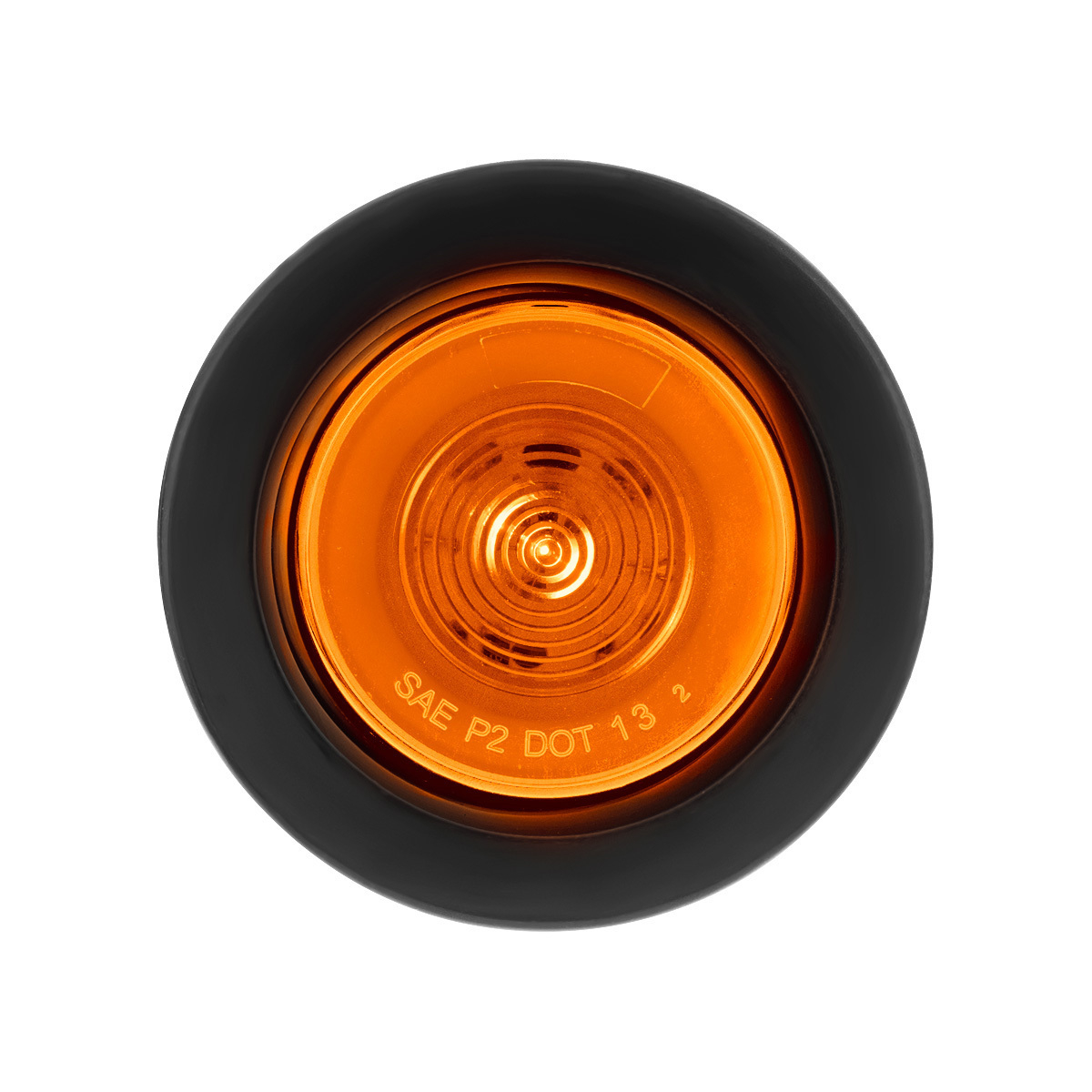 9 LED 2.5" Round GloLight Kit (Clearance/Marker) - Amber LED/Amber Lens - Thumbnail 9
