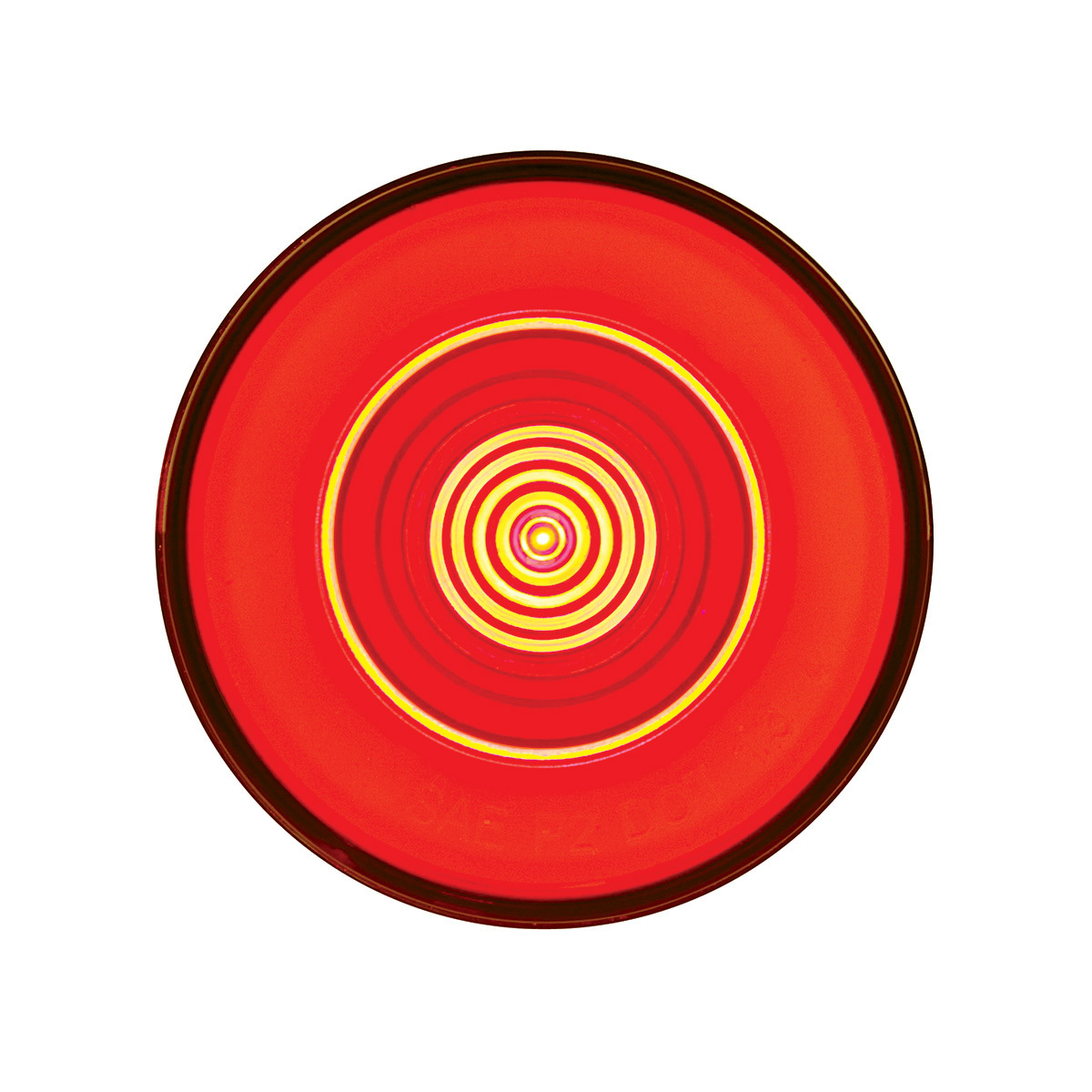 9 LED 2.5" Round GloLight (Clearance/Marker) - Red LED/Red Lens (Bulk) - Thumbnail 6