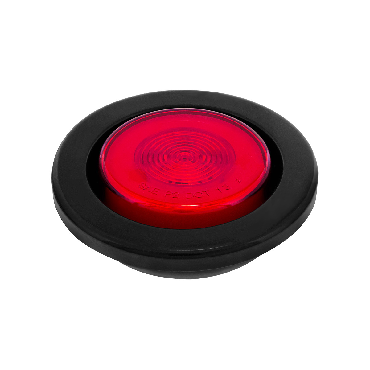 9 LED 2.5" Round GloLight Kit (Clearance/Marker) - Red LED/Red Lens - Thumbnail 4