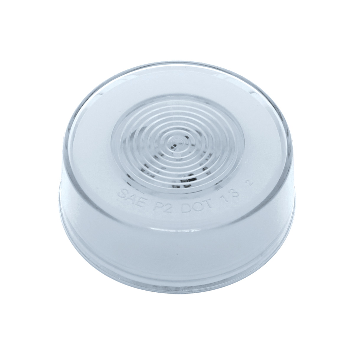 9 LED 2.5" Round GloLight (Clearance/Marker) - Amber LED/Clear Lens - Thumbnail 3