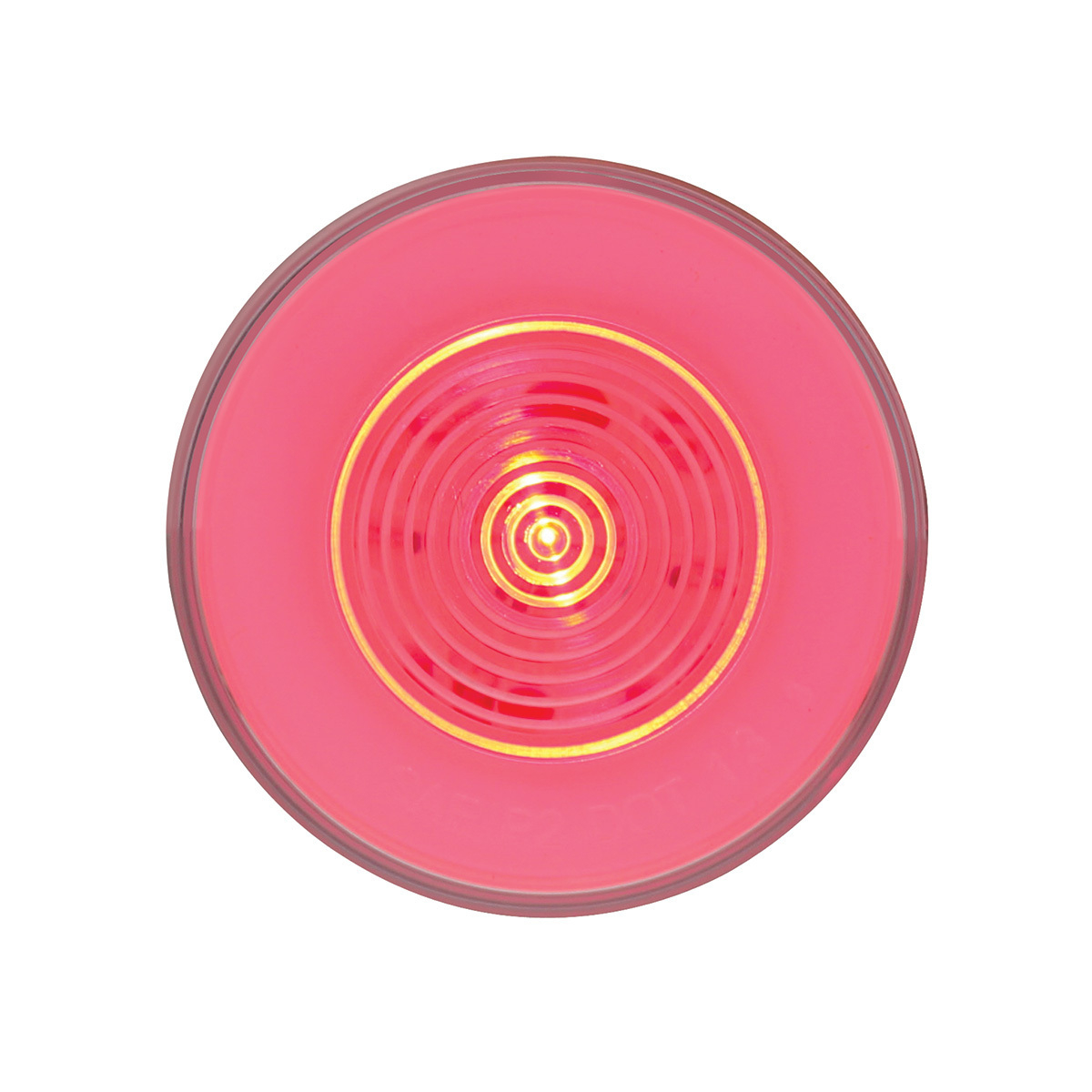 9 LED 2.5" Round GloLight (Clearance/Marker) - Red LED/Clear Lens - Thumbnail 6