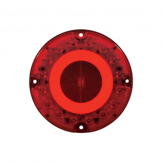 32 LED 7" GloLight (Stop, Turn & Tail) - Red LED/Red Lens - Thumbnail 2