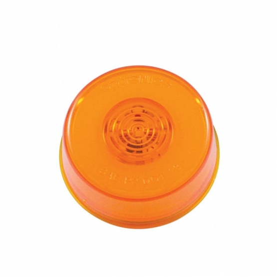 6 LED 2" Round GloLight (Clearance/Marker) - Amber LED/Amber Lens - Thumbnail 3