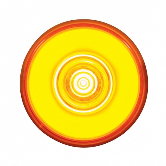 6 LED 2" Round GloLight (Clearance/Marker) - Amber LED/Amber Lens (Bulk)